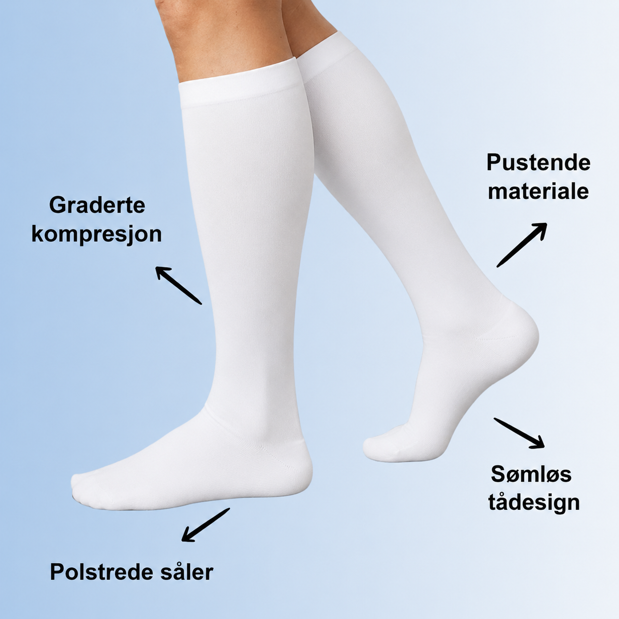 FlowSocks™ - Støttesokker